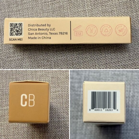 Chica Beauty Bronze Glow Highlighter Duo Full Size Double-Ended Stick and Liquid - Picture 3 of 5